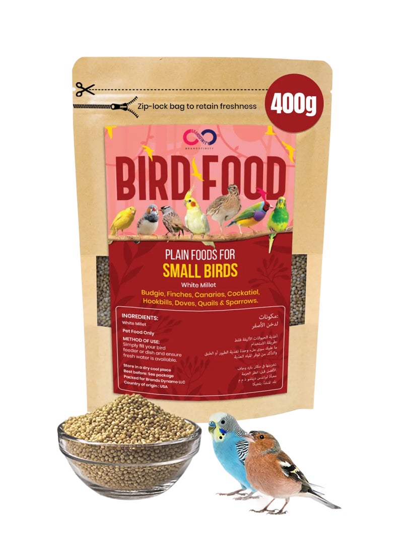 BRANDSFINITY Bird Food For Small Birds (400g) - Image 1